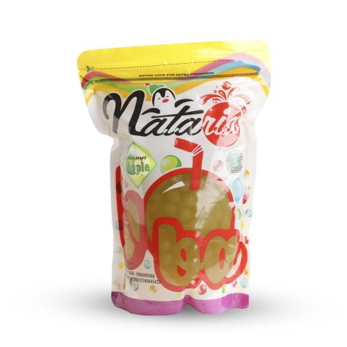 1 boba apple apel topping minuman tanara Popping Boba Green Apple