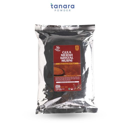 brown sugar bubuk tanara powder background putih Brown Sugar Powder