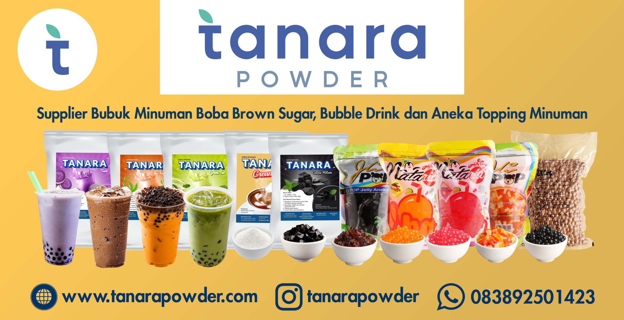 Grosir Serbuk Minuman Powder Drink Premium Kiloan Harga Murah Terbaik | Tanara Powder | 