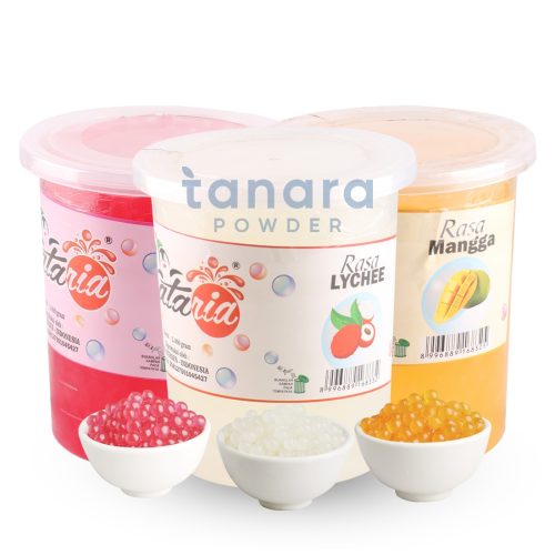 jual popping boba topping minuman toples tanara powder harga murah Popping Boba Toples 1kg